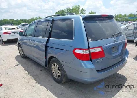 2007 Honda Odyssey Ex-L from USA, damaged, VIN 5FNRL38787B142724